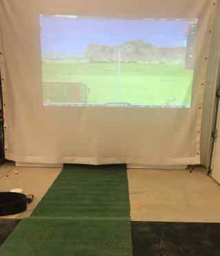 Replacement Golf Simulator Screens - Heavy Duty Tarps