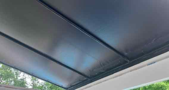 Pergola ceiling in 18 oz vinyl